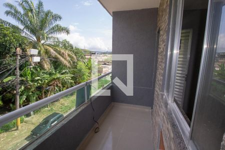 Varanda de kitnet/studio para alugar com 1 quarto, 50m² em Chácaras Arcampo, Duque de Caxias
