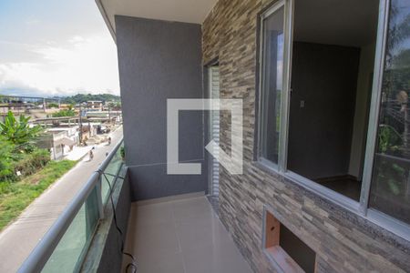 Varanda de kitnet/studio para alugar com 1 quarto, 50m² em Chácaras Arcampo, Duque de Caxias