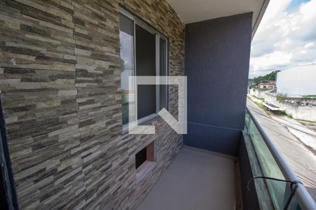Varanda de kitnet/studio para alugar com 1 quarto, 50m² em Chácaras Arcampo, Duque de Caxias
