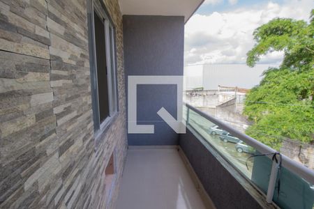 Varanda de kitnet/studio para alugar com 1 quarto, 50m² em Chácaras Arcampo, Duque de Caxias