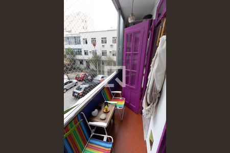 varanda de apartamento para alugar com 1 quarto, 45m² em Botafogo, Rio de Janeiro