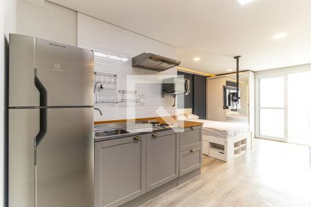 Studio para alugar com 36m², 1 quarto e 1 vaga Studio para alugar com 36m², 1 quarto e 1 vagaCozinha - Gelaeira