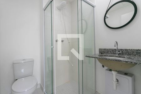 Banheiro de kitnet/studio para alugar com 1 quarto, 22m² em Jardim Brasília , São Paulo