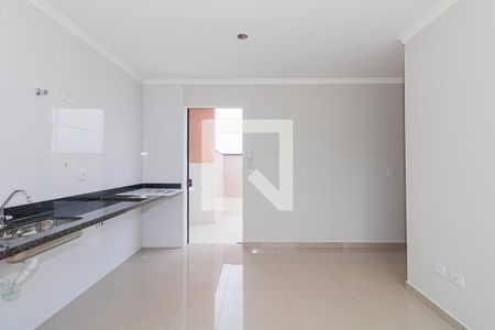 Sala e Cozinha de apartamento à venda com 1 quarto, 60m² em Vila Nivi, São Paulo