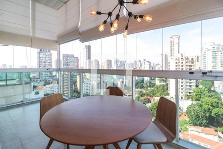 Varanda de apartamento para alugar com 1 quarto, 90m² em Paraíso, São Paulo