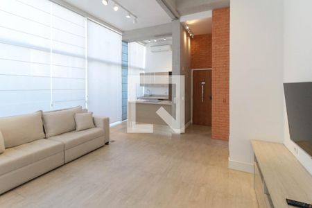 Sala de apartamento para alugar com 1 quarto, 90m² em Paraíso, São Paulo