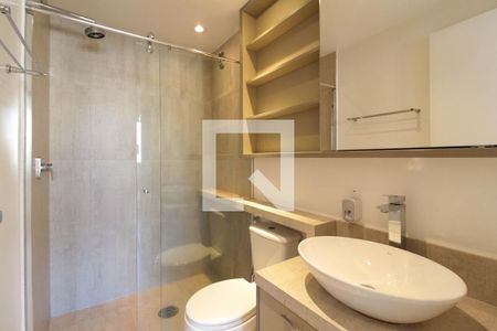 Apartamento para alugar com 100m², 1 quarto e 2 vagas Apartamento para alugar com 100m², 1 quarto e 2 vagasBanheiro do quarto