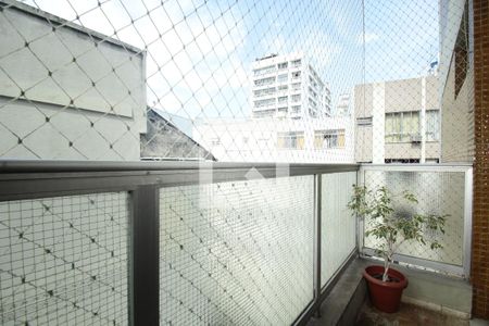 Varanda da Sala de apartamento para alugar com 2 quartos, 86m² em Laranjeiras, Rio de Janeiro