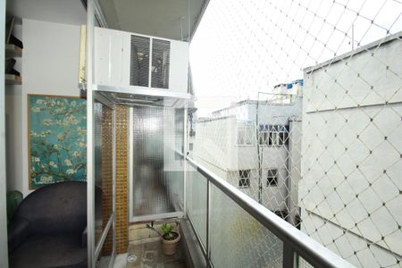 Varanda da Sala de apartamento para alugar com 2 quartos, 86m² em Laranjeiras, Rio de Janeiro