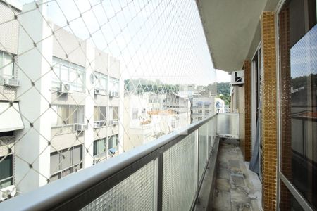 Varanda da Suíte de apartamento para alugar com 2 quartos, 86m² em Laranjeiras, Rio de Janeiro