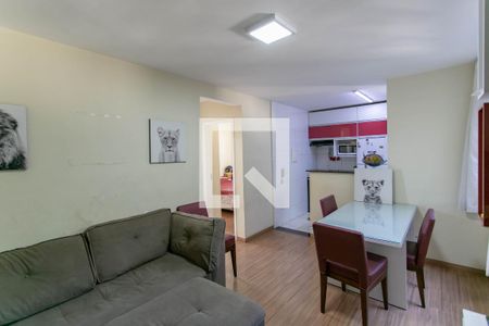 Sala de apartamento para alugar com 2 quartos, 44m² em São João Batista (venda Nova), Belo Horizonte