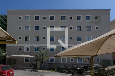 Fachada do bloco de apartamento para alugar com 2 quartos, 44m² em São João Batista (venda Nova), Belo Horizonte