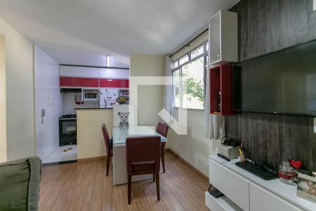Sala de apartamento para alugar com 2 quartos, 44m² em São João Batista (venda Nova), Belo Horizonte