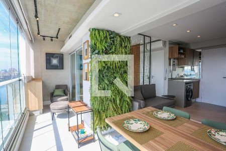 Apartamento à venda com 38m², 1 quarto e 1 vaga Apartamento à venda com 38m², 1 quarto e 1 vagaVaranda da Sala Studio