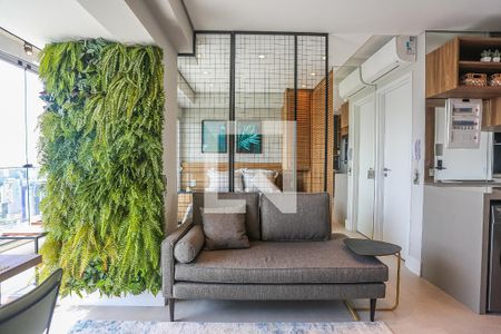 Sala de Estar Studio de apartamento à venda com 1 quarto, 38m² em Butantã, São Paulo