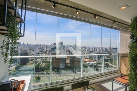 Apartamento à venda com 38m², 1 quarto e 1 vaga Apartamento à venda com 38m², 1 quarto e 1 vagaVaranda da Sala Studio