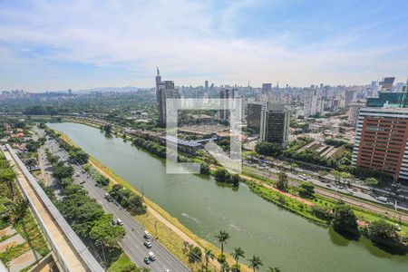 Apartamento à venda com 38m², 1 quarto e 1 vaga Apartamento à venda com 38m², 1 quarto e 1 vagaVaranda da Sala Studio Vista