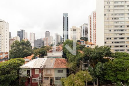 Vista da Varanda de apartamento para alugar com 1 quarto, 80m² em Cerqueira César, São Paulo