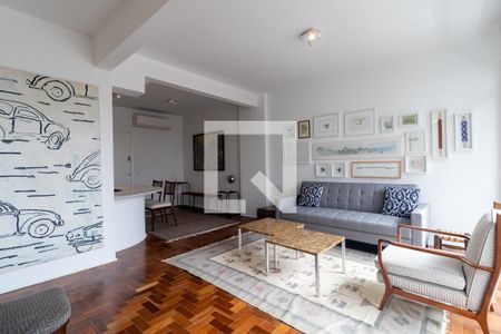 Sala de apartamento para alugar com 1 quarto, 80m² em Cerqueira César, São Paulo