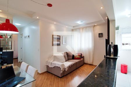 Sala de apartamento para alugar com 2 quartos, 46m² em Jardim Clementino, Taboão da Serra