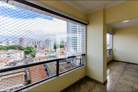 Varanda de apartamento para alugar com 2 quartos, 118m² em Ponta da Praia, Santos