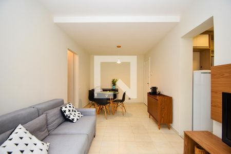 Sala de estar de apartamento para alugar com 1 quarto, 46m² em Jardim Paulista, São Paulo
