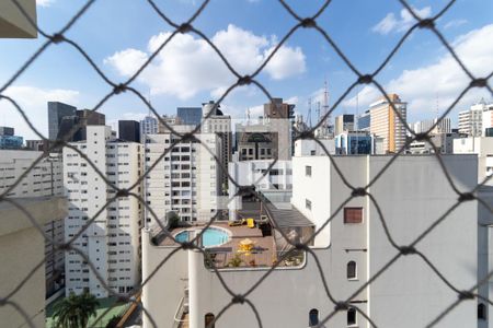 Vista do Quarto de apartamento para alugar com 1 quarto, 46m² em Jardim Paulista, São Paulo