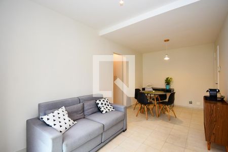 Sala de estar de apartamento para alugar com 1 quarto, 46m² em Jardim Paulista, São Paulo