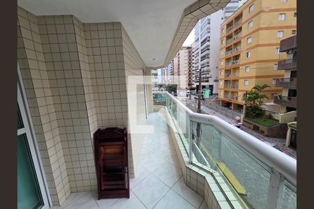 Varanda da Sala de jantar de apartamento para alugar com 3 quartos, 104m² em Ocian, Praia Grande