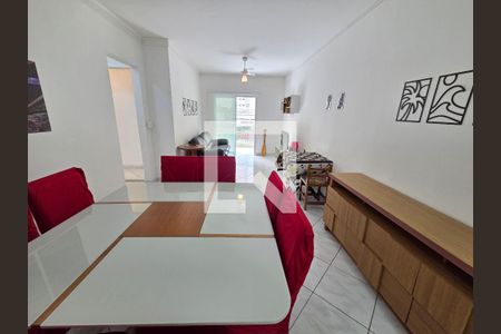 Sala de jantar de apartamento para alugar com 3 quartos, 104m² em Ocian, Praia Grande