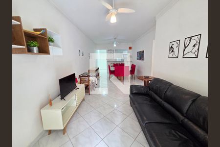 Sala de apartamento para alugar com 3 quartos, 104m² em Ocian, Praia Grande