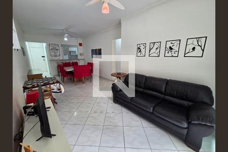 Sala de apartamento para alugar com 3 quartos, 104m² em Ocian, Praia Grande