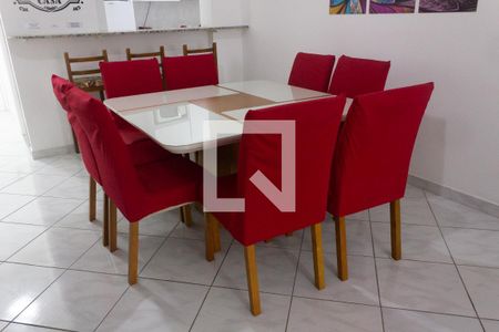 Detalhe sala de apartamento para alugar com 3 quartos, 104m² em Ocian, Praia Grande