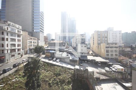 Vista de kitnet/studio para alugar com 1 quarto, 28m² em Sé, São Paulo