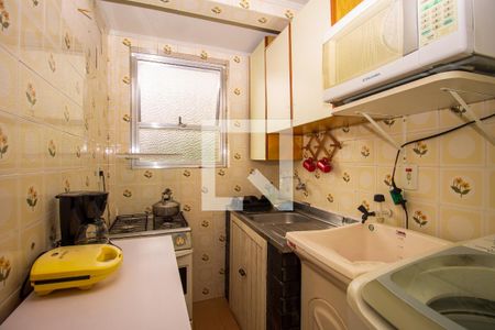 Cozinha e Área de Serviço de apartamento à venda com 1 quarto, 30m² em Centro Histórico, Porto Alegre