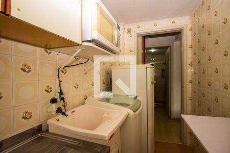 Cozinha e Área de Serviço de apartamento à venda com 1 quarto, 30m² em Centro Histórico, Porto Alegre