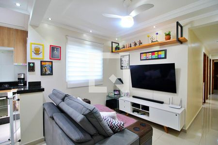 Sala de apartamento para alugar com 3 quartos, 75m² em Vila Vitória, Santo André