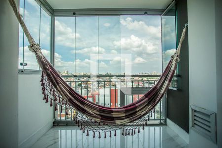 Varanda da Sala de apartamento para alugar com 2 quartos, 49m² em Vila Santa Catarina, São Paulo