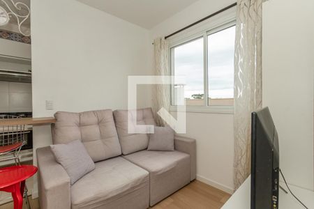 Sala / Cozinha / Área de serviço de apartamento à venda com 1 quarto, 45m² em Vista Alegre, Curitiba