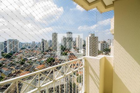 Varanda da Sala de apartamento à venda com 2 quartos, 58m² em Vila Gumercindo, São Paulo