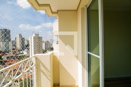 Varanda da Sala de apartamento à venda com 2 quartos, 58m² em Vila Gumercindo, São Paulo