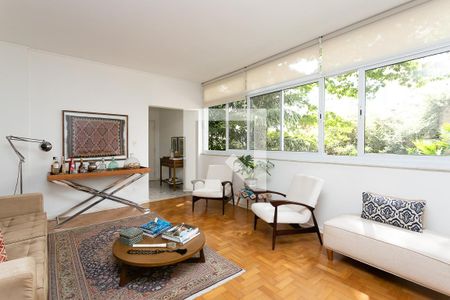 Sala de apartamento para alugar com 3 quartos, 140m² em Cerqueira César, São Paulo