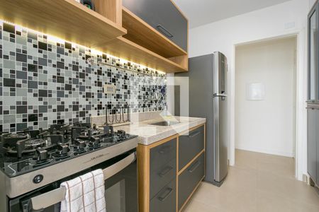 Cozinha de apartamento à venda com 1 quarto, 50m² em Cidade Monções, São Paulo