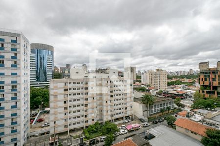 Vista da Sala de apartamento à venda com 1 quarto, 50m² em Cidade Monções, São Paulo