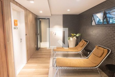 Studio à venda com 39m², 1 quarto e 1 vagaSaúna