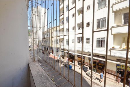 Vista da varanda  de apartamento à venda com 1 quarto, 44m² em Santa Teresa, Rio de Janeiro