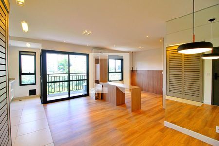 Sala/Cozinha de apartamento para alugar com 1 quarto, 44m² em Campestre, Santo André