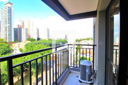 Varanda  de apartamento para alugar com 1 quarto, 44m² em Campestre, Santo André