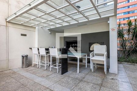 Studio para alugar com 46m², 1 quarto e 1 vagaChurrasqueira