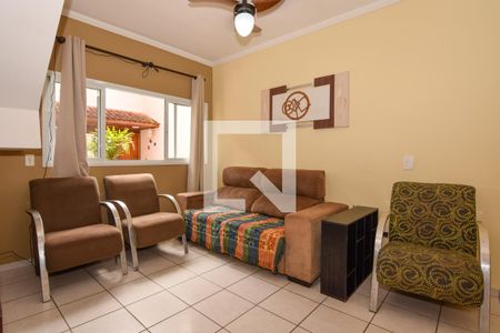 Sala de casa de condomínio para alugar com 3 quartos, 180m² em Jardim Enseada, Guarujá